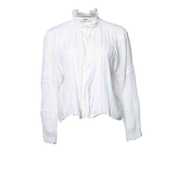 Isabel Marant Etoile Ruffle blouse in white